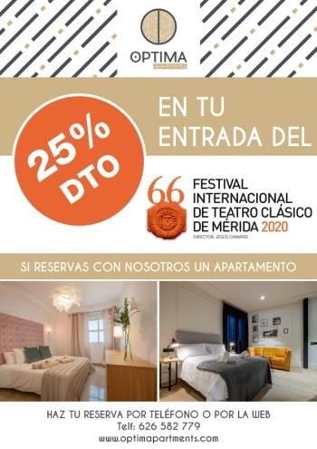 25% de descuento en tu entrada del Festival de Teatro de Mérida